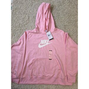 Nike Women's Pink Hoodie size 1X New